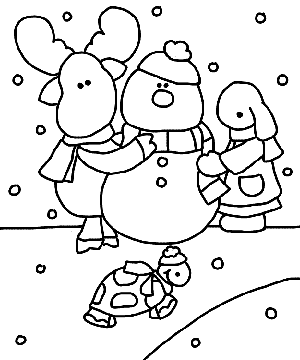Maestra de Infantil: El invierno. Dibujos para colorear. Maestra de Infantil: El invierno. Dibujos para colorear.
