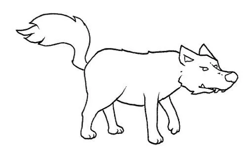 Maestra de Infantil: El lobo. Dibujos para colorear. Gifs animados ...