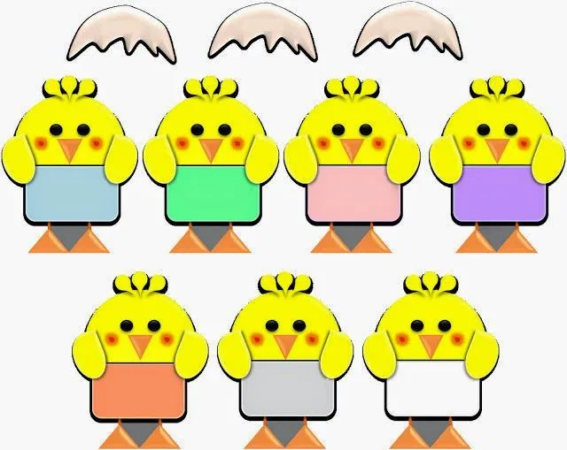 Maestra de Infantil: Los pollitos de la semana. Días de la semana.