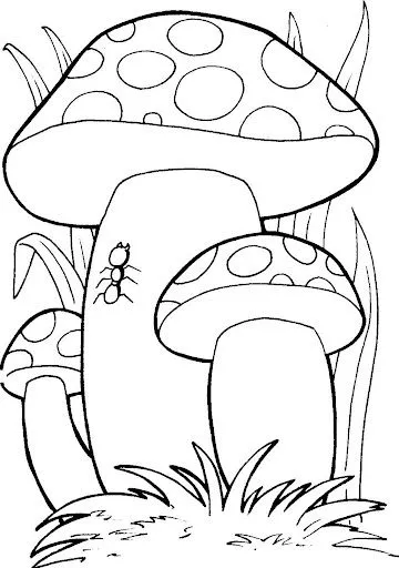 Maestra de Infantil: Las setas en educación infantil. Dibujos para ... Maestra de Infantil: Las setas en educación infantil. Dibujos para ...