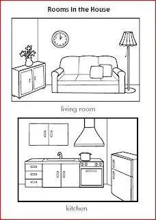 Maestra de Inglés y Primaria: Vocabulario de la casa - House ... Maestra de Inglés y Primaria: Vocabulario de la casa - House ...