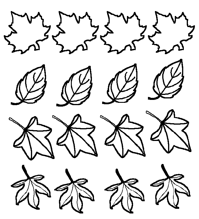 Hojas de otoño para imprimir y colorear - 6 fotos e imágenes gratis ...