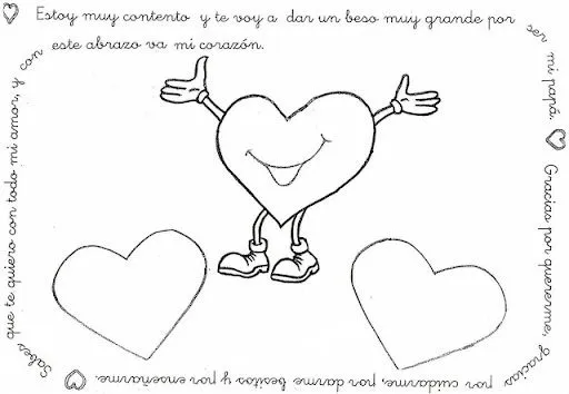 MAESTRA NEILA: Tarjetas con corazones para papa