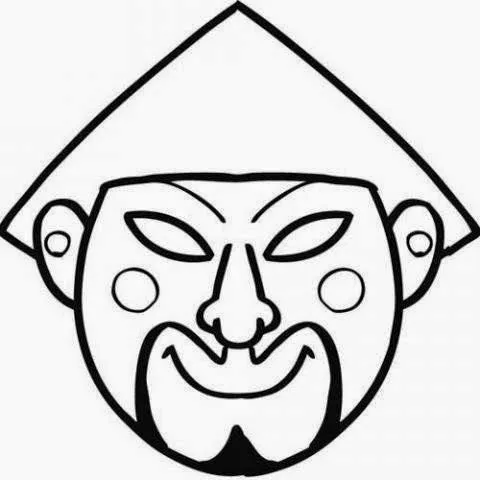 Maestra de Primaria: Caretas para colorear en carnaval Maestra de Primaria: Caretas para colorear en carnaval
