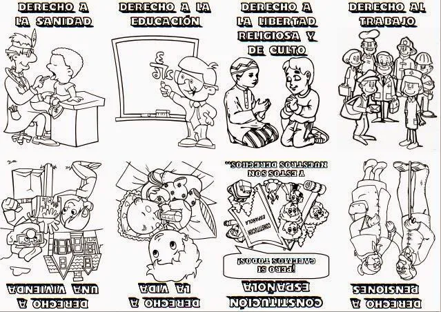 Maestra de Primaria: La Constitución Española para niños ...