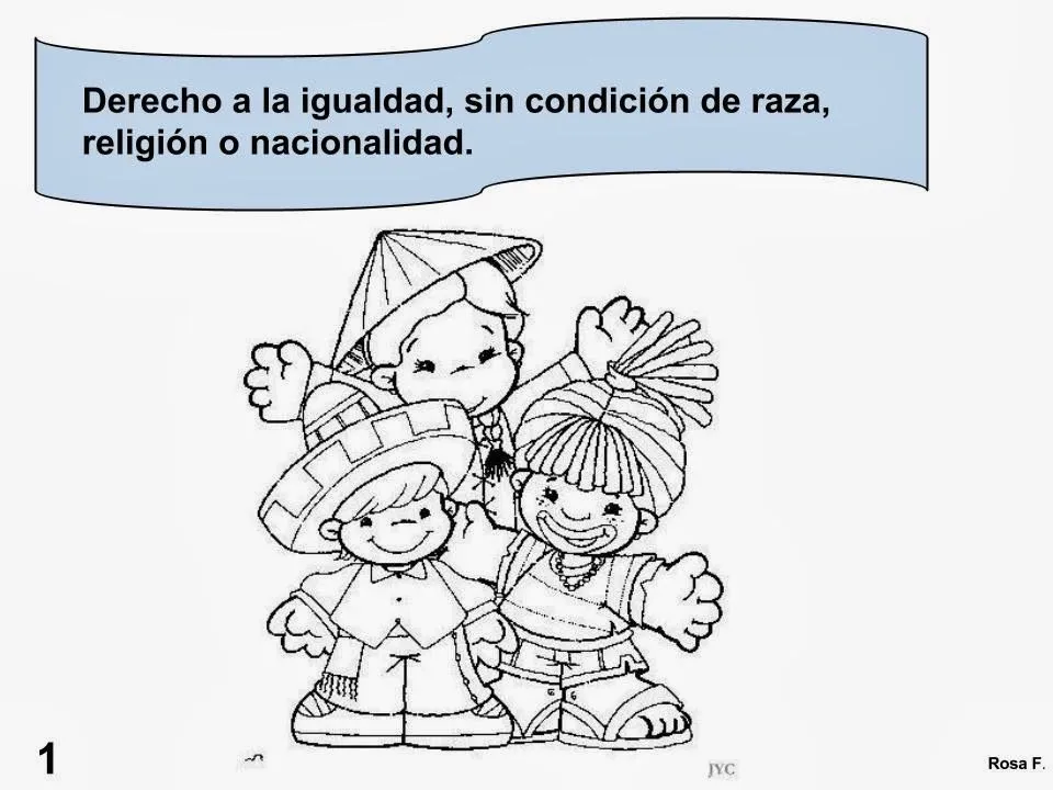 Maestra de Primaria: Los derechos del niño. Carteles para colorear. 20 de  noviembre.