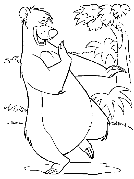 Maestra de Primaria: El libro de la selva, dibujos para colorear ...
