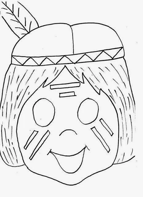Maestra de Primaria: Máscaras, caretas y disfraces de indio para ... Maestra de Primaria: Máscaras, caretas y disfraces de indio para ...