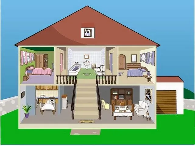Maestra de Primaria: Planos de viviendas. Dependencias de la casa. Maestra de Primaria: Planos de viviendas. Dependencias de la casa.
