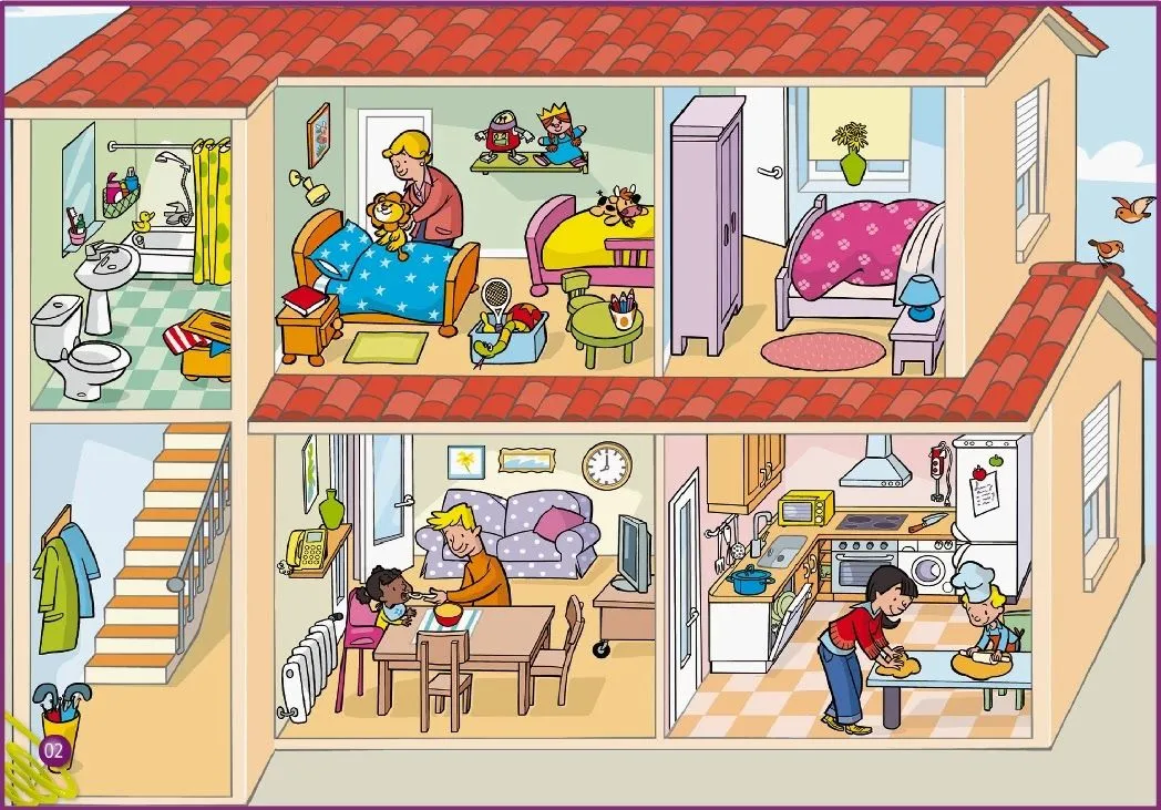 Maestra de Primaria: Planos de viviendas. Dependencias de la casa. Maestra de Primaria: Planos de viviendas. Dependencias de la casa.