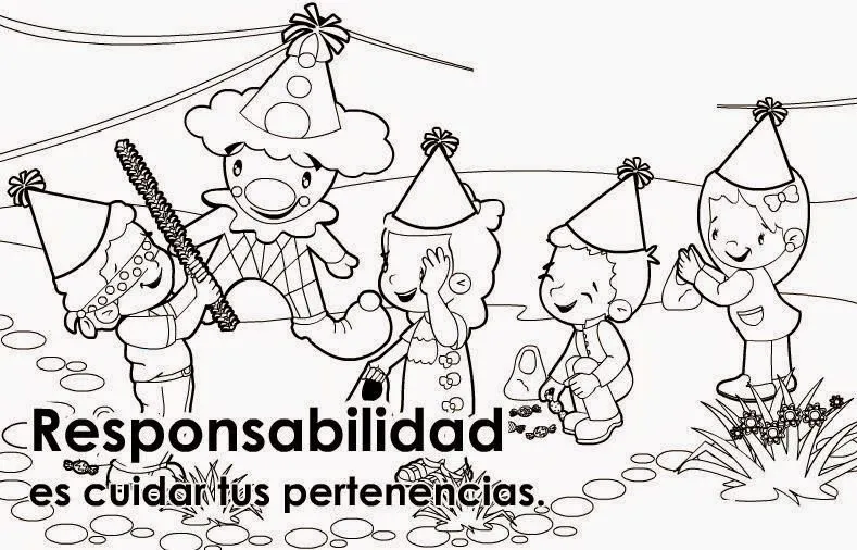 Maestra de Primaria: Los valores. Dibujos para colorear por niños pequeños. Maestra de Primaria: Los valores. Dibujos para colorear por niños pequeños.