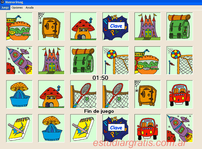 Educación Física: JUEGOS DE MEMORIA PARA NIÑOS Educación Física: JUEGOS DE MEMORIA PARA NIÑOS