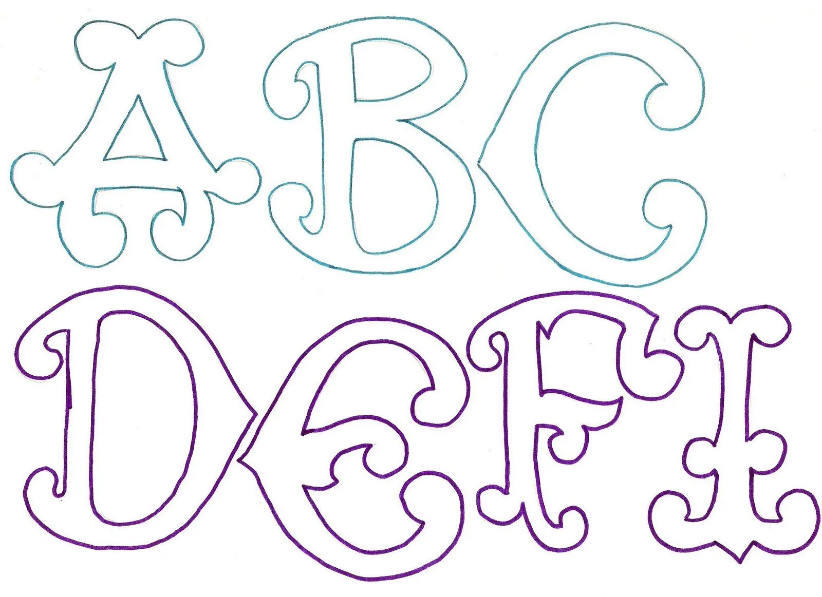Letras raras para carteles - Imagui