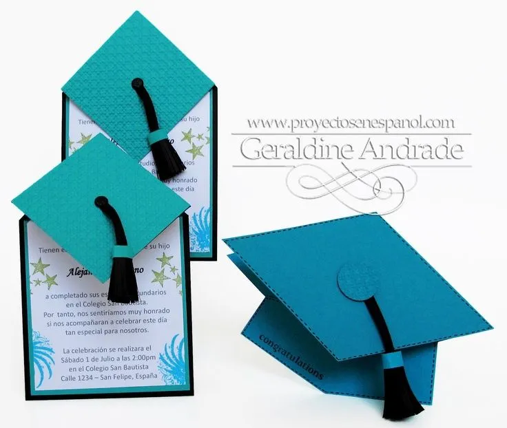 Mafer's Creations: TARJETAS DE GRADUACION - GRADUATION CARD ...