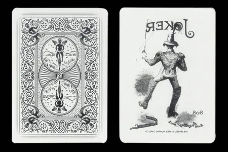 Magia : Carta BICYCLE Ghost Joker reflejado en Espejo Magia : Carta BICYCLE Ghost Joker reflejado en Espejo