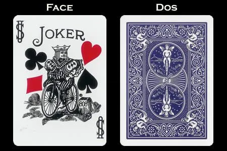 Magia : Carta BICYCLE Joker con 4 Palos