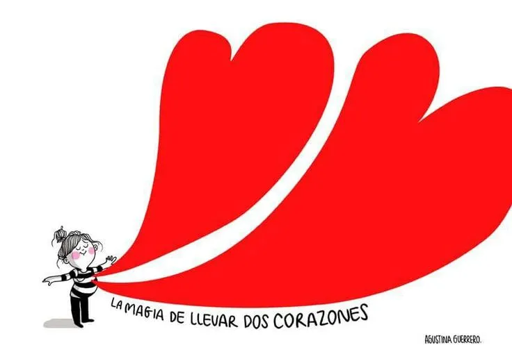 La magia de llevar dos corazones | ser mamá | Pinterest