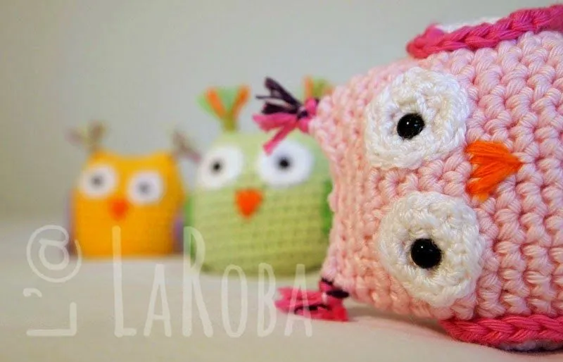 La Magia del Crochet: BÚHOS AMIGURUMI