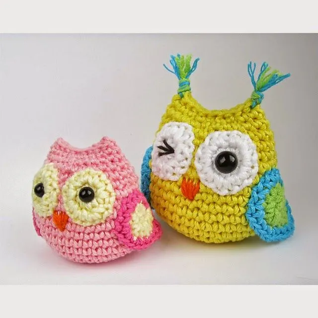La Magia del Crochet: BÚHOS AMIGURUMI