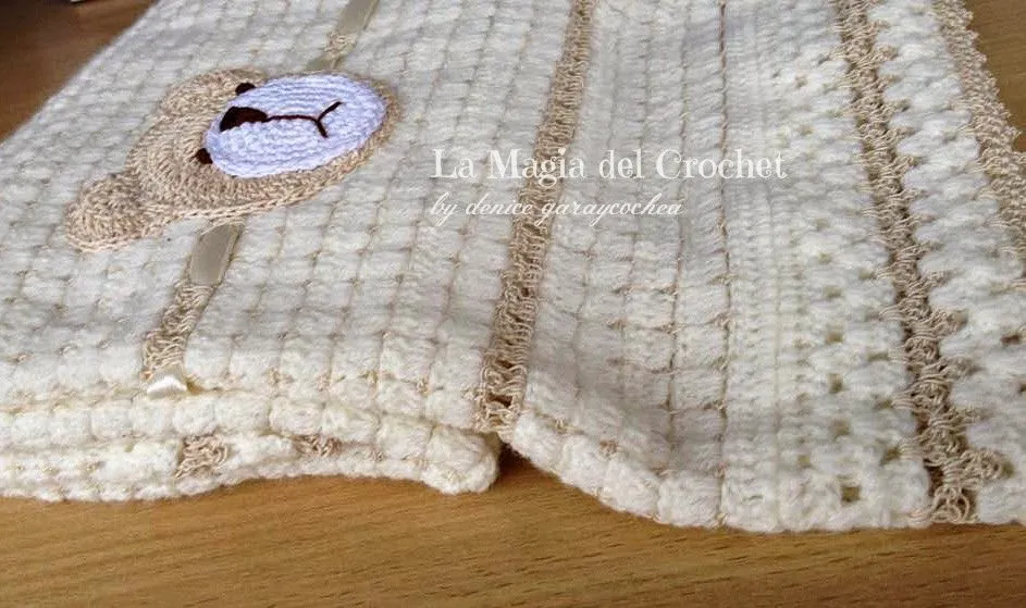 La Magia del Crochet: COMPLETO PARA RECIÉN NACIDO A CROCHET