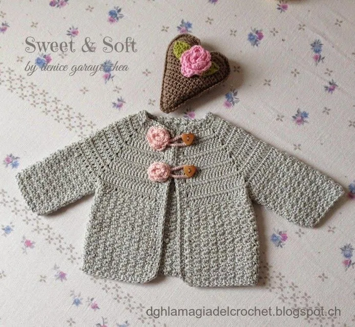 La Magia del Crochet: SAQUITO PARA BEBÉ