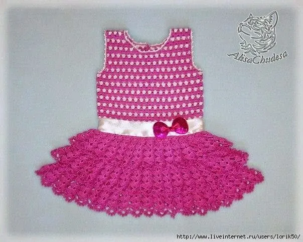 La Magia del Crochet: VESTIDOS PARA NIÑAS AL CROCHET La Magia del Crochet: VESTIDOS PARA NIÑAS AL CROCHET