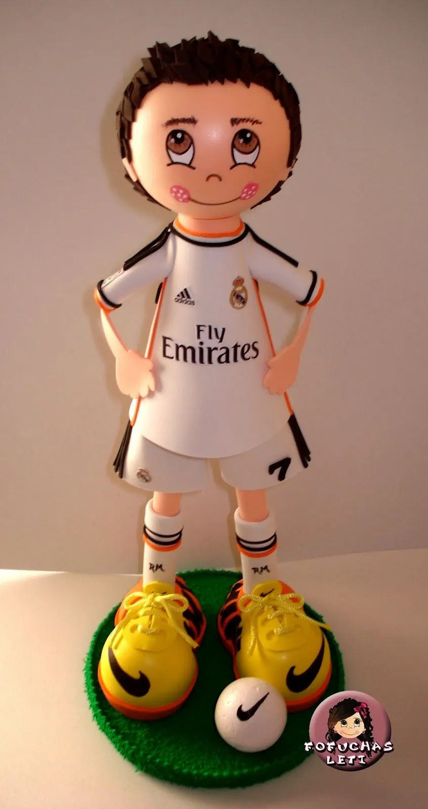 La magia de las manualidades: Fofucho Real Madrid Ronaldo La magia de las manualidades: Fofucho Real Madrid Ronaldo