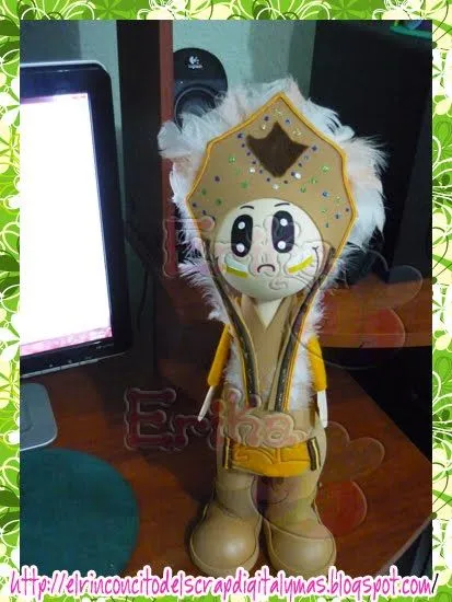 Magic Crafts: Indio Cara Pintada de Juguetes T.V. Fofucho =D Magic Crafts: Indio Cara Pintada de Juguetes T.V. Fofucho =D