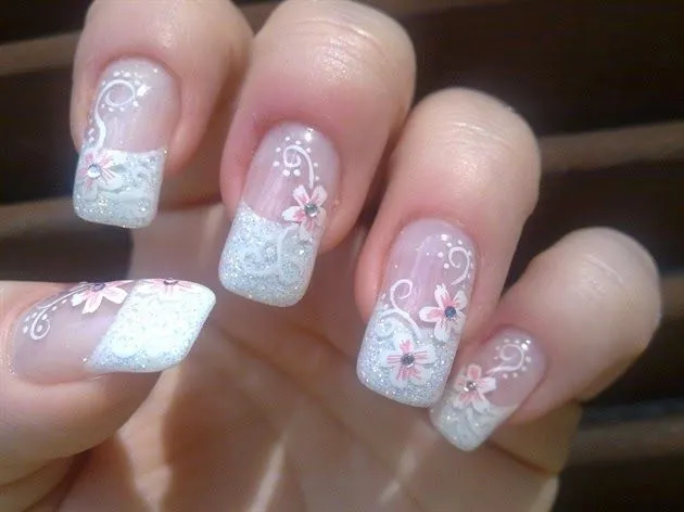 Magníficos diseños de uñas para novias | Imágenes uñas originales ... Magníficos diseños de uñas para novias | Imágenes uñas originales ...