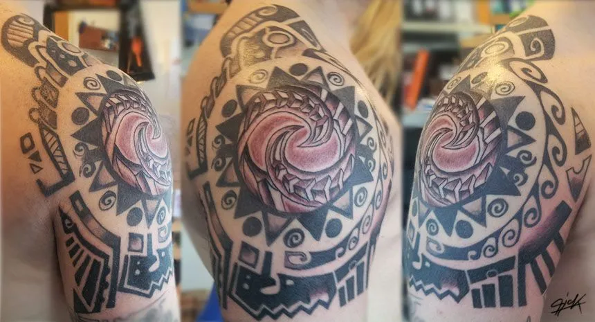 mahori/polynesian/cropcircle tattoo by Rickzor1983 on DeviantArt mahori/polynesian/cropcircle tattoo by Rickzor1983 on DeviantArt