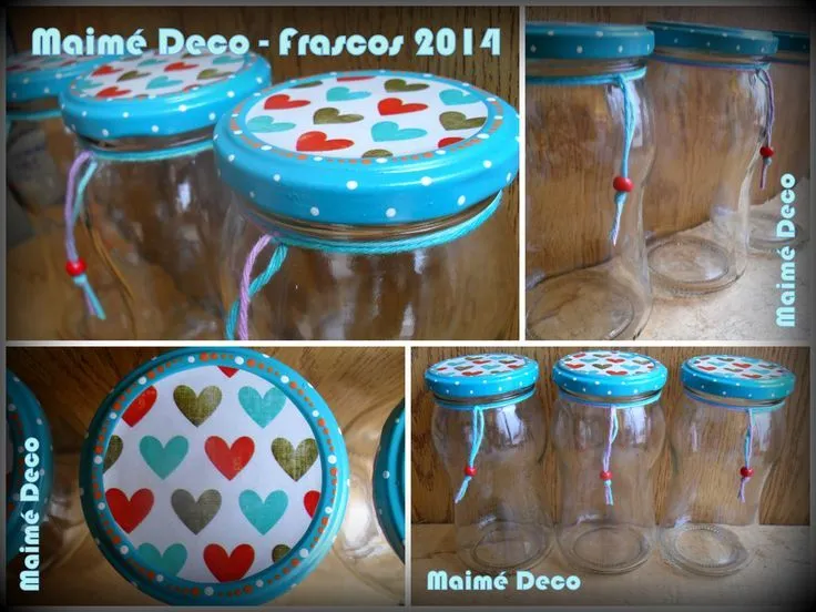 Maimé Deco Juegos de Frascos de Mermelada Reutilizados y Decorados ... Maimé Deco Juegos de Frascos de Mermelada Reutilizados y Decorados ...