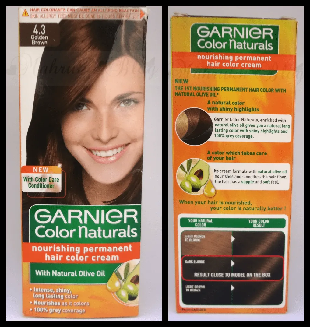 Makeup Shakeups: Garnier Color Natural Nourishing Permanent Hair ...