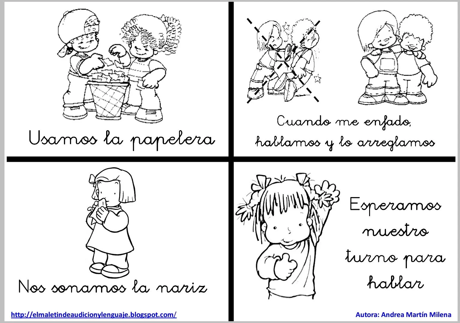 EL MALETÍN DE AUDICIÓN Y LENGUAJE: Carteles de normas y habilidades sociales para el aula EL MALETÍN DE AUDICIÓN Y LENGUAJE: Carteles de normas y habilidades sociales para el aula