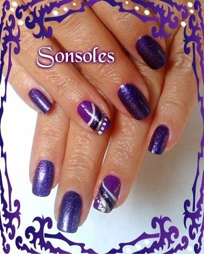 El maletin de la señorita Sonso: Manicura Morada, esmalte tipo ...