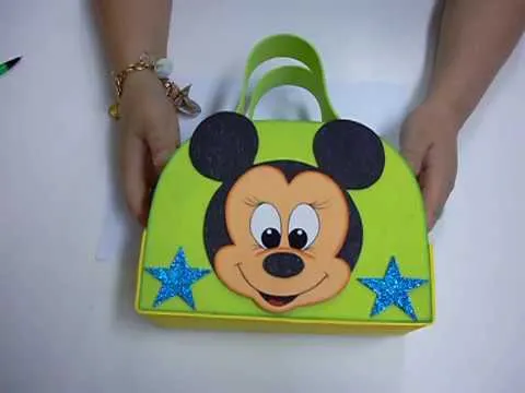 Maletita Mickey Mouse en Foami, Goma Eva, Microporoso (2da Parte ... Maletita Mickey Mouse en Foami, Goma Eva, Microporoso (2da Parte ...