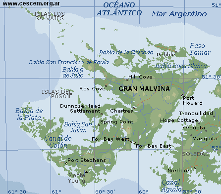 MALVINAS - Geografía de las Islas Malvinas, Georgias y Sándwich ... MALVINAS - Geografía de las Islas Malvinas, Georgias y Sándwich ...