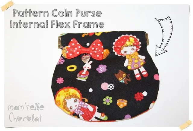 Mam'selle Chocolat DIY & Crafts: Patrón Monedero Cierre Clic Clac ... Mam'selle Chocolat DIY & Crafts: Patrón Monedero Cierre Clic Clac ...