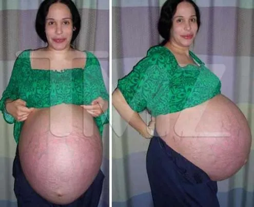 Va a ser mamá de 12 pibes