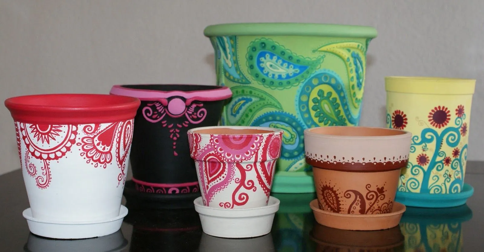 La mamá de Nicolás: Tutorial para decorar macetas