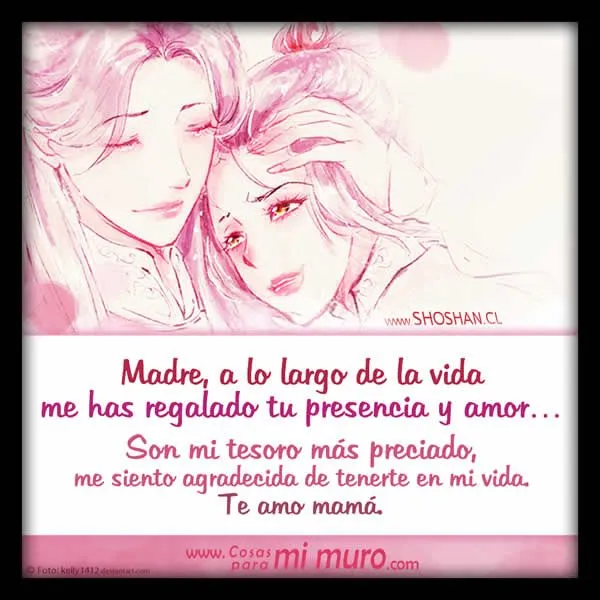 Mamá, tú eres un regalo para mí
