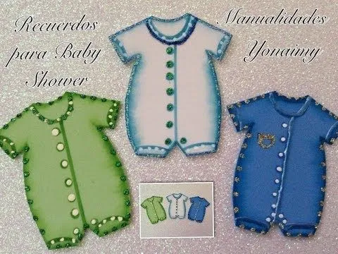 MAMELUCO DE NIÑO PARA BABY SHOWER HECHO DE FOAMY O GOMA EVA. - YouTube