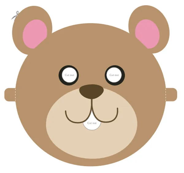 Caritas de animales para imprimir | Una Mami Creativa