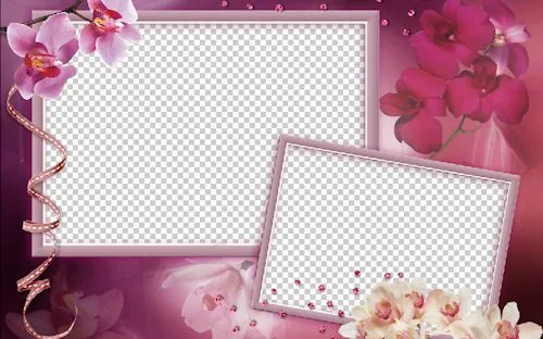 Tu mami y tú en este portaretrato con orquídeas | Banco de Imágenes Tu mami y tú en este portaretrato con orquídeas | Banco de Imágenes