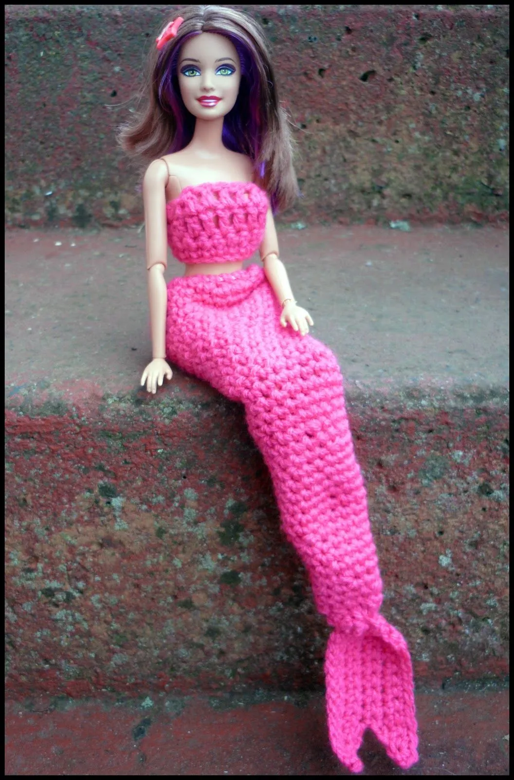 Mamma That Makes: Barbie Mermaid Tail - Free crochet pattern Mamma That Makes: Barbie Mermaid Tail - Free crochet pattern