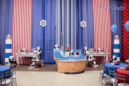 Decoración de cumpleaños marinero - Imagui