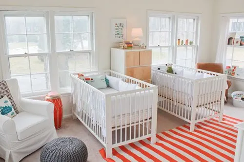 MamyPops: Habitación de bebés mellizos niño y niña / Quarto de ...