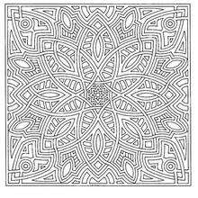 Mandala Arabescos - MANDALAS para niños para colorear