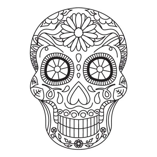 → Mandala de Calavera Mexicana para Imprimir PDF Gratis → Mandala de Calavera Mexicana para Imprimir PDF Gratis
