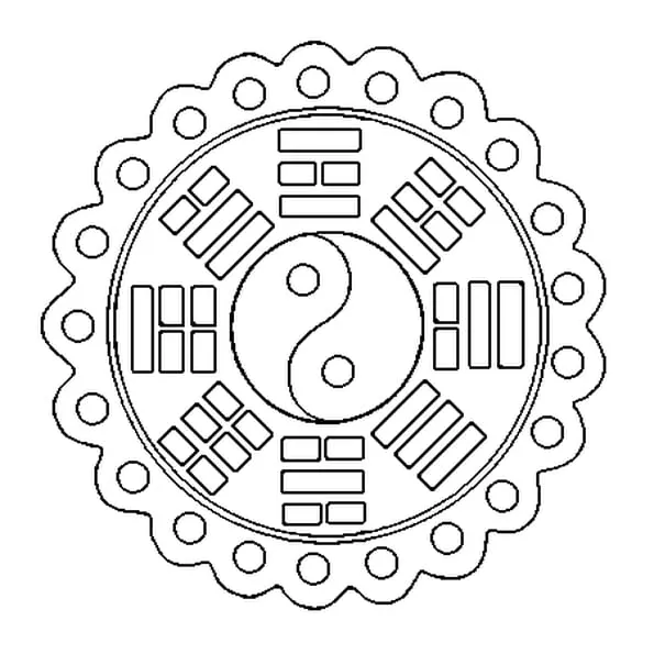 MANDALA CHINOIS : Coloriage Mandala chinois en Ligne Gratuit a ...