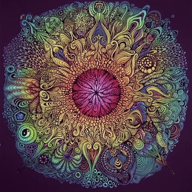 mandala #color #colour #geometry #artnerd2014...